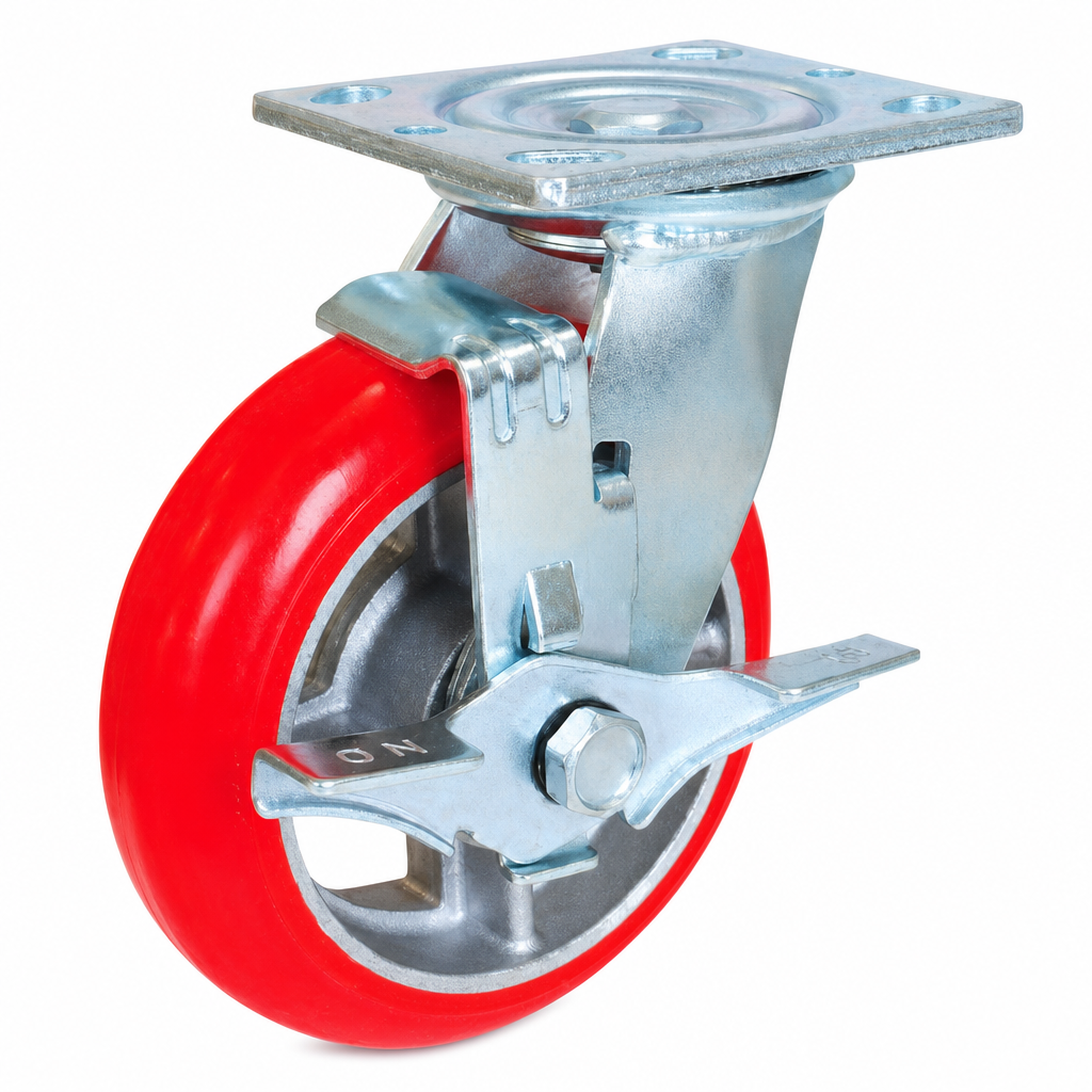Rueda de aluminio para uso rudo Serie 20 SD Caster, detalle